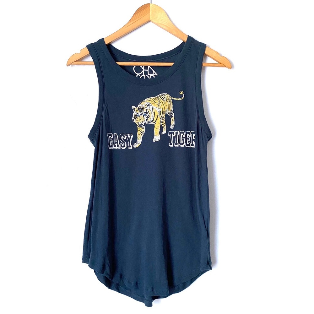 CHASER BLUE "EASY TIGER" TANK- SIZE XS